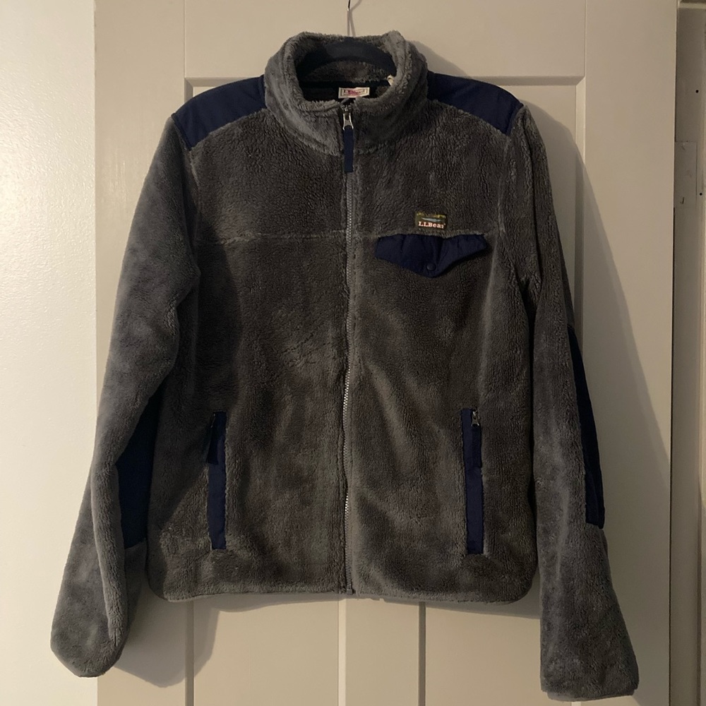 LL BEAN hi-pile fleece jacket
